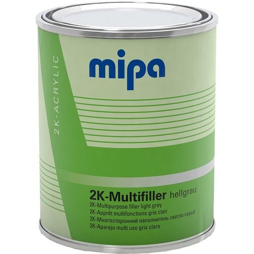Mipa 2K Multifiller Base,Slibemaling 1L Mørk Grå